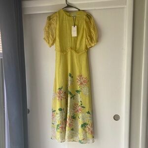 Ted Baker London Midi Tea Dress Floral